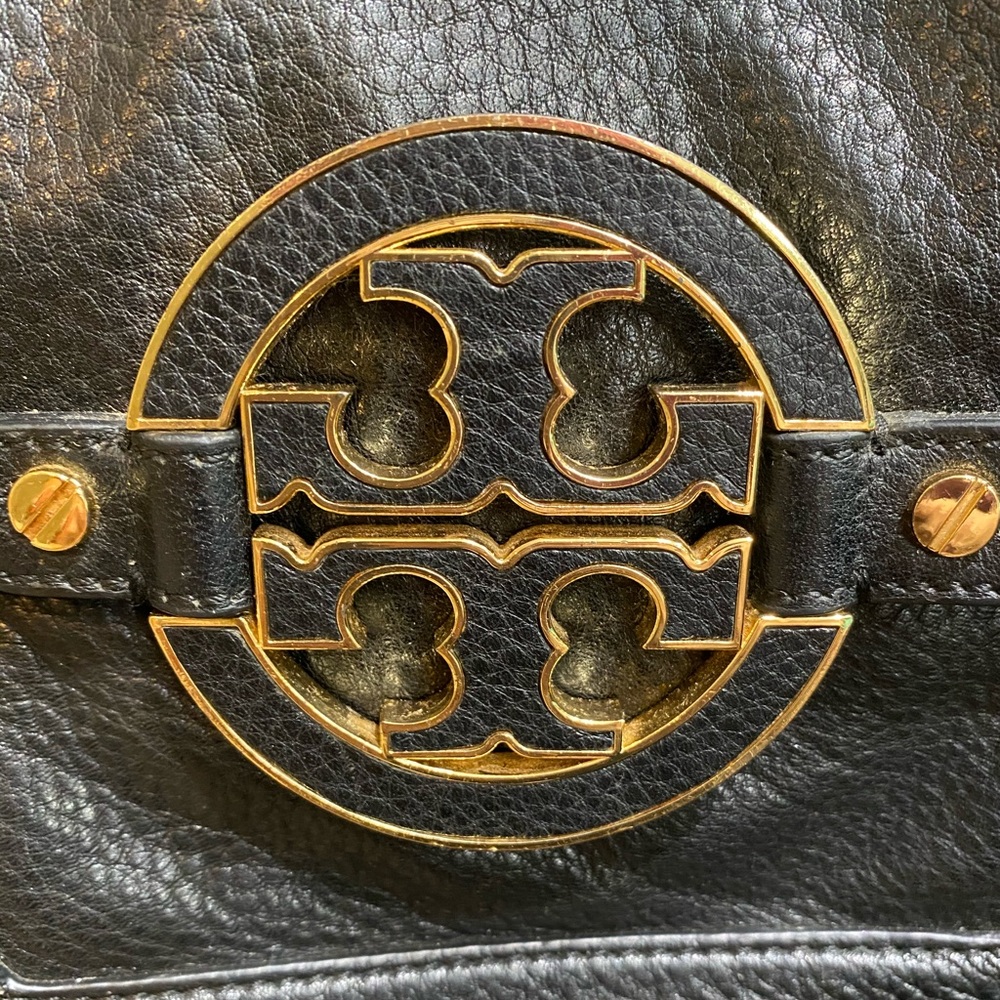 Tory Burch Amanda Slouchy Satchel Leather Handbag